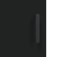 Стенен шкаф черен 34,5x34x90 см