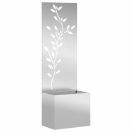 Екран за градинска неприкосновеност Сребрист 50 x 140 cm