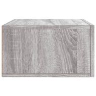 Нощни шкафчета за стенен монтаж, 2 бр, сив сонома, 35x35x20 см