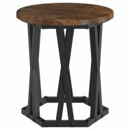 Нестинг странична маса 3 pcs Димян дъб