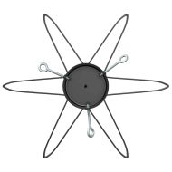 Статив за коледно дърво 1.73 Черно 49 x 49 x 15,5 см Стомана