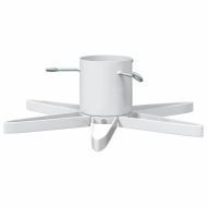 Статив за коледно дърво 1.73 Бяло 49 x 49 x 15,5 см Стомана