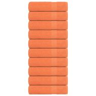 Кърпи за душ 10 бр FROGN оранжеви 70x140 см 100% памук