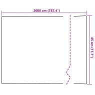Фолио за прозорци 4 бр матирано бамбукова шарка PVC
