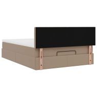 Османско легло с матрак Cappucino 140x190cm изкуствена кожа