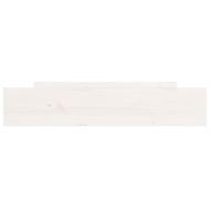 Чекмеджета за легло, 2 бр, бели, бор масив