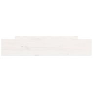 Чекмеджета за легло, 2 бр, бели, бор масив