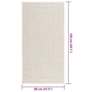 Килим "ZIZUR", 80x150 см, визия юта, за закрито и открито