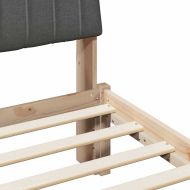 Рамка за легло Кафяво 160 x 200 cm Солидно борово дърво