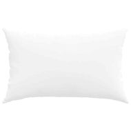 Диван възглавници 2 pcs Бяло 50 x 30 cm текстил