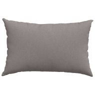 Диван възглавници 2 pcs Таупе 60 x 40 cm текстил