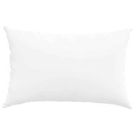 Диван възглавници 2 pcs Бяло 60 x 40 cm текстил