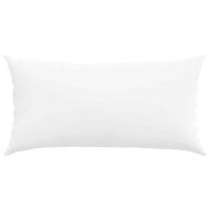 Диван възглавници 2 pcs Бяло 80 x 40 cm текстил