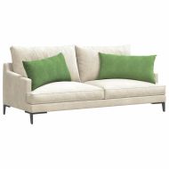 Диван възглавници 2 pcs Светло зелено 80 x 40 cm