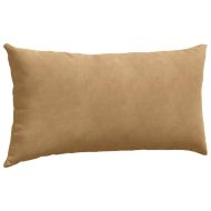 Диван възглавници 2 pcs Кафяво 80 x 40 cm Кордюрова тъкан