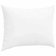 Диван възглавници 2 pcs Бяло 70 x 50 cm текстил