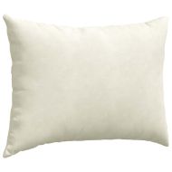 Диван възглавници 2 pcs Крем 70 x 50 cm Кордюрова тъкан