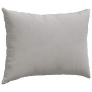 Диван възглавници 2 pcs Светлосиво 70 x 50 cm текстил