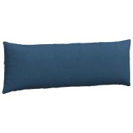 Диван възглавници 2 pcs Синьо 120 x 40 cm текстил