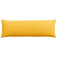 Диван възглавници 2 pcs Светло жълто 120 x 40 cm