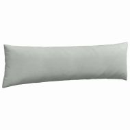 Диван възглавници 2 pcs Светлосиво 145 x 40 см Кордюрова тъкан