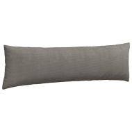 Диван възглавници 2 pcs Светлосиво 145 x 40 см Кордюрова тъкан