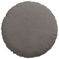 Възглавници за седалки 2 pcs Светлосиво Ø 30 x 13 см