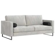 Възглавници валяци 2 pcs Черно Ø 15 x 40 см Микрофибърна тъкан