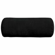 Възглавници валяци 2 pcs Черно Ø 15 x 40 см Микрофибърна тъкан