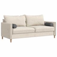 Възглавници валяци 2 pcs Тъмен сив Ø 15 x 40 см Кордюрова тъкан