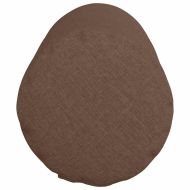 Възглавници валяци 2 pcs Кафяво Ø 25 x 70 см текстил