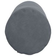 Възглавници валяци 2 pcs Тъмен сив Ø 25 x 70 см Кордюрова тъкан