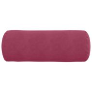Възглавници валяци 2 pcs Виненочервен Ø 25 x 70 см