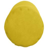 Възглавници валяци 2 pcs Жълто Ø 25 x 70 см Кордюрова тъкан