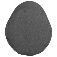 Възглавници валяци 2 pcs Тъмен сив Ø 25 x 70 см Кордюрова тъкан