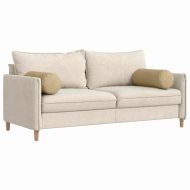 Възглавници валяци 2 pcs Сивозелен Ø 25 x 70 см Кордюрова тъкан