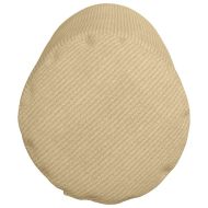 Възглавници валяци 2 pcs Сивозелен Ø 25 x 70 см Кордюрова тъкан