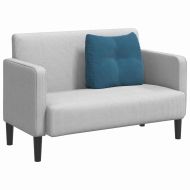 Възглавница за гръб Синьо 60 x 24 x 50 см Кадифе