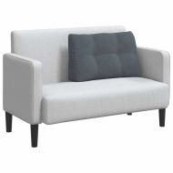 Възглавница за гръб Тъмен сив 80 x 24 x 50 см Кадифе