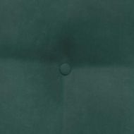 Възглавница за гръб Тъмен зелен 80 x 24 x 50 см Кадифе