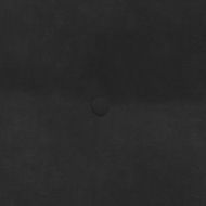 Възглавница за гръб Черно 80 x 24 x 50 см Кадифе