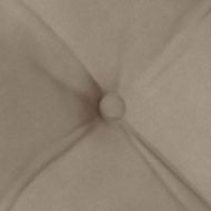 Възглавници за седалки 4 pcs Таупе 40 x 40 x 6 cm Микрофибър