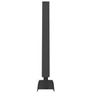 Метално коледно дърво с поставка Черно 60 cm Стомана