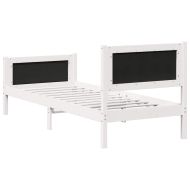 Рамка за легло Светлосиво 80 x 200 cm Солидно борово дърво