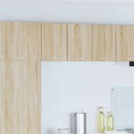 Висящ шкаф с врата Riga 2 pcs Сонома дъб и бяло 30 x 31 x 40 см