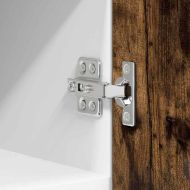 Висящ шкаф със съхранение Riga Димящ дъб и бяло 30 x 31 x 40 см