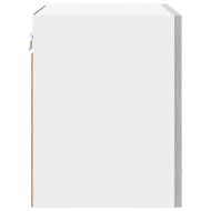 Висящ шкаф с врата Riga Сив Сонома и бяло 40 x 31 x 40 см