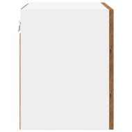 Висящ шкаф Riga 2 pcs Стара дървесина и бяло 40 x 31 x 40 см