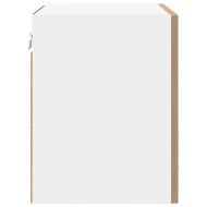 Висящ шкаф 2 pcs Занаятчийски дъб и бяло 40 x 31 x 40 см