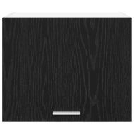 Висящ шкаф с врата Riga 2 pcs Черен дъб и бяло 50 x 31 x 40 см